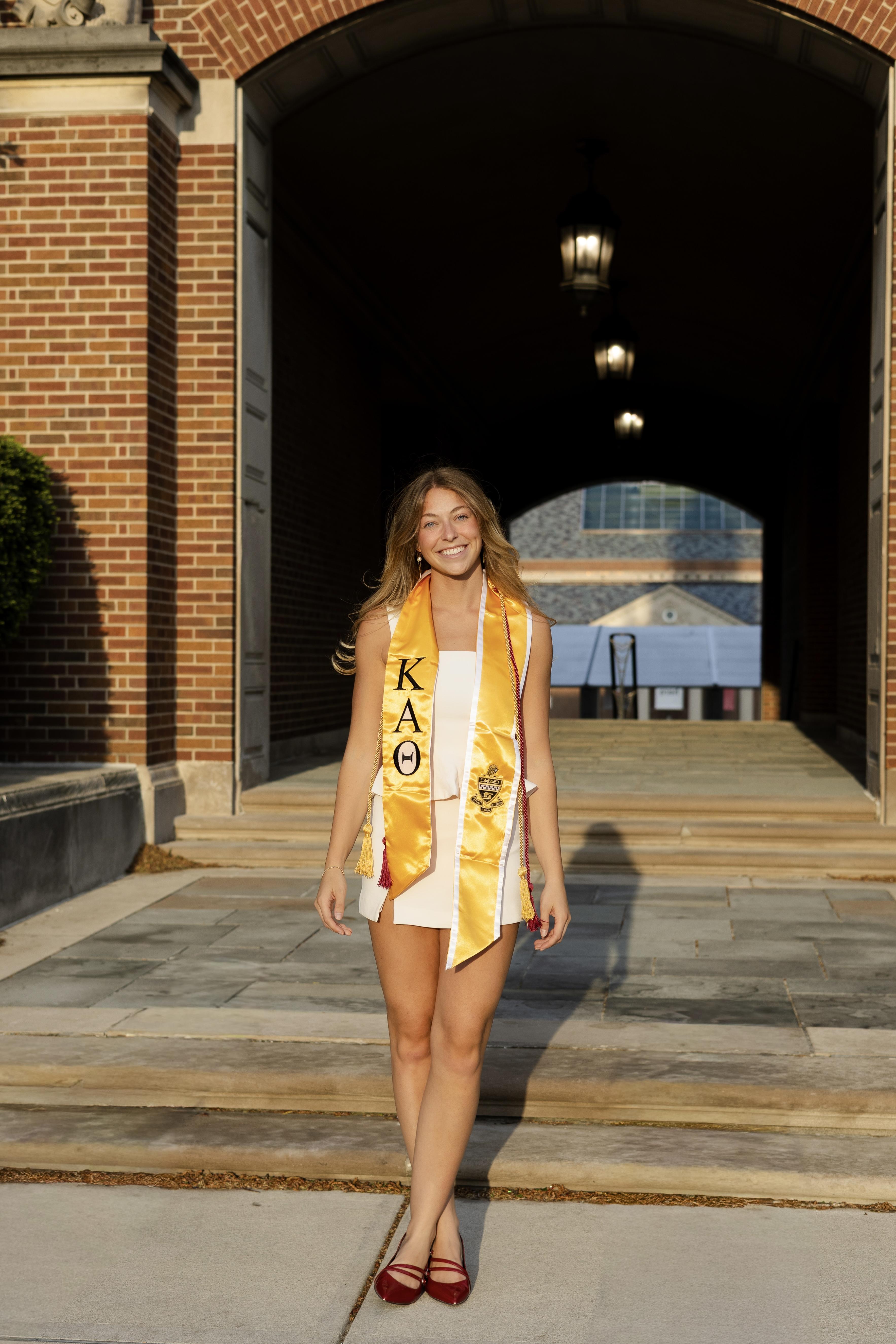 Lexi Adams at graduation